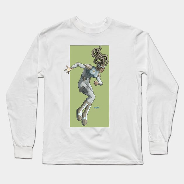 Agent Reynolds Long Sleeve T-Shirt by UBiv Art Gallery